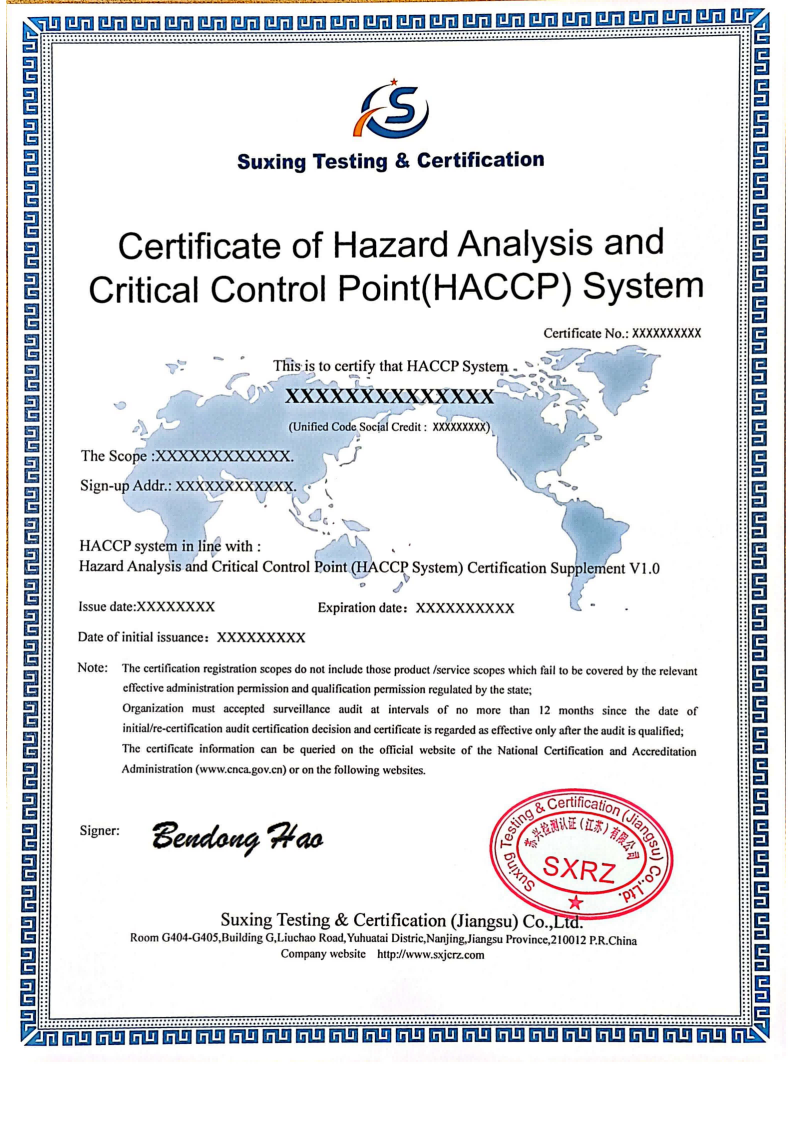 危害分析与关键控制点体系_英文版